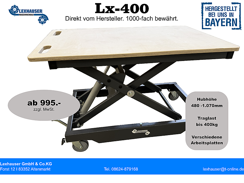 Lx-400 Standard - Arbeitstisch, Hubtisch